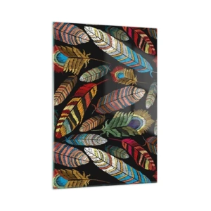 Obraz na skle - Vtáčí karneval - 50x70 cm