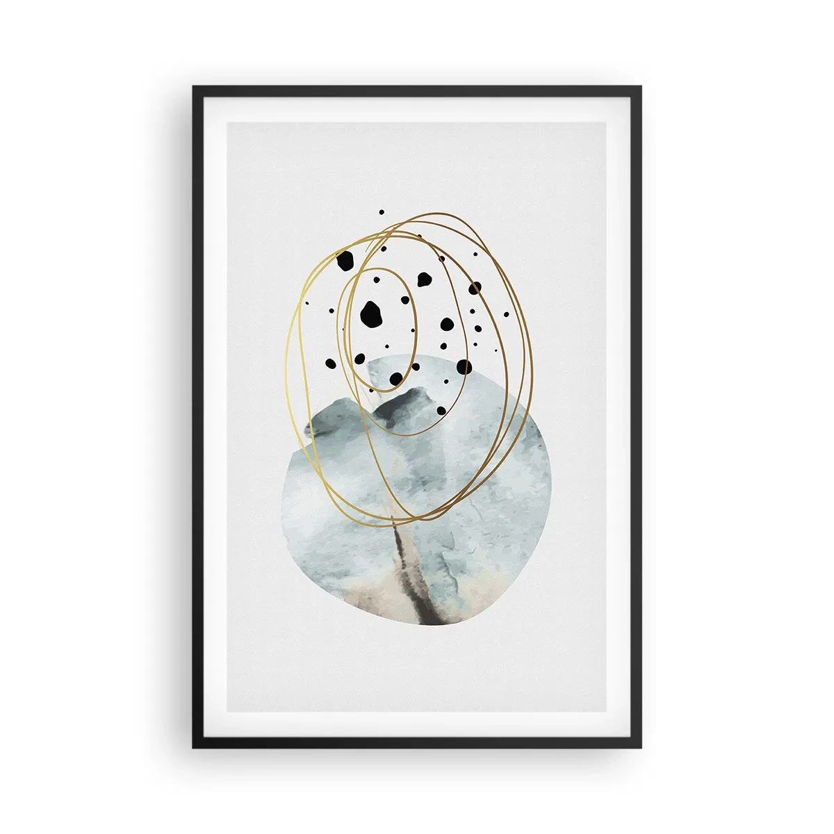 Plagát v čiernom ráme - V objatí priestoru - 61x91 cm