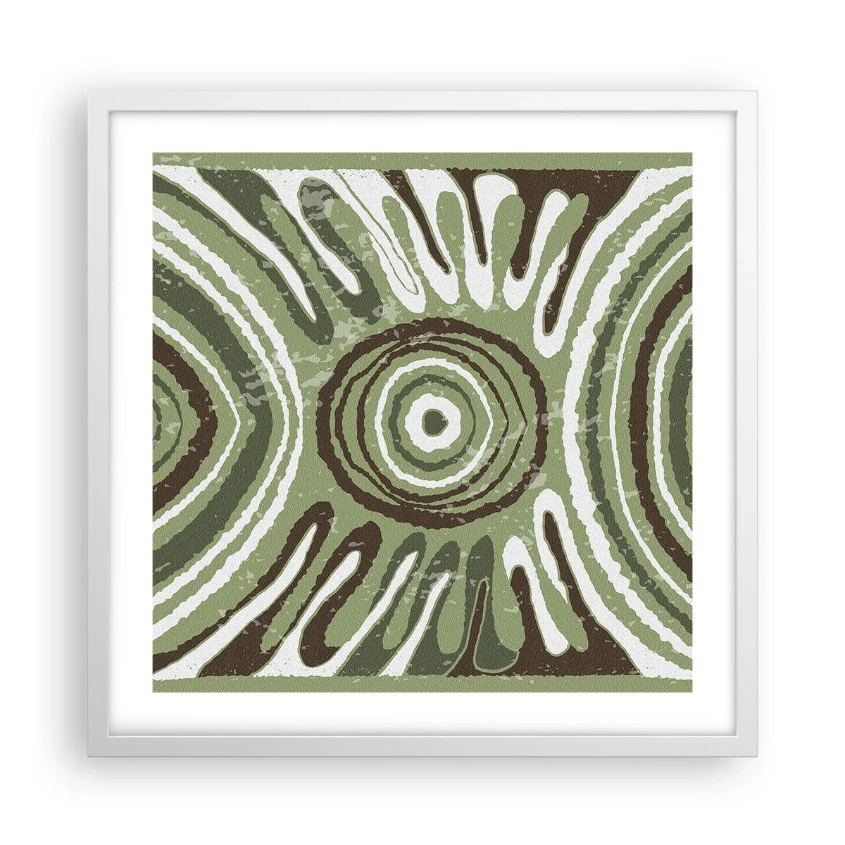 Plagát v bielom ráme - Explózia emócií - 50x50 cm