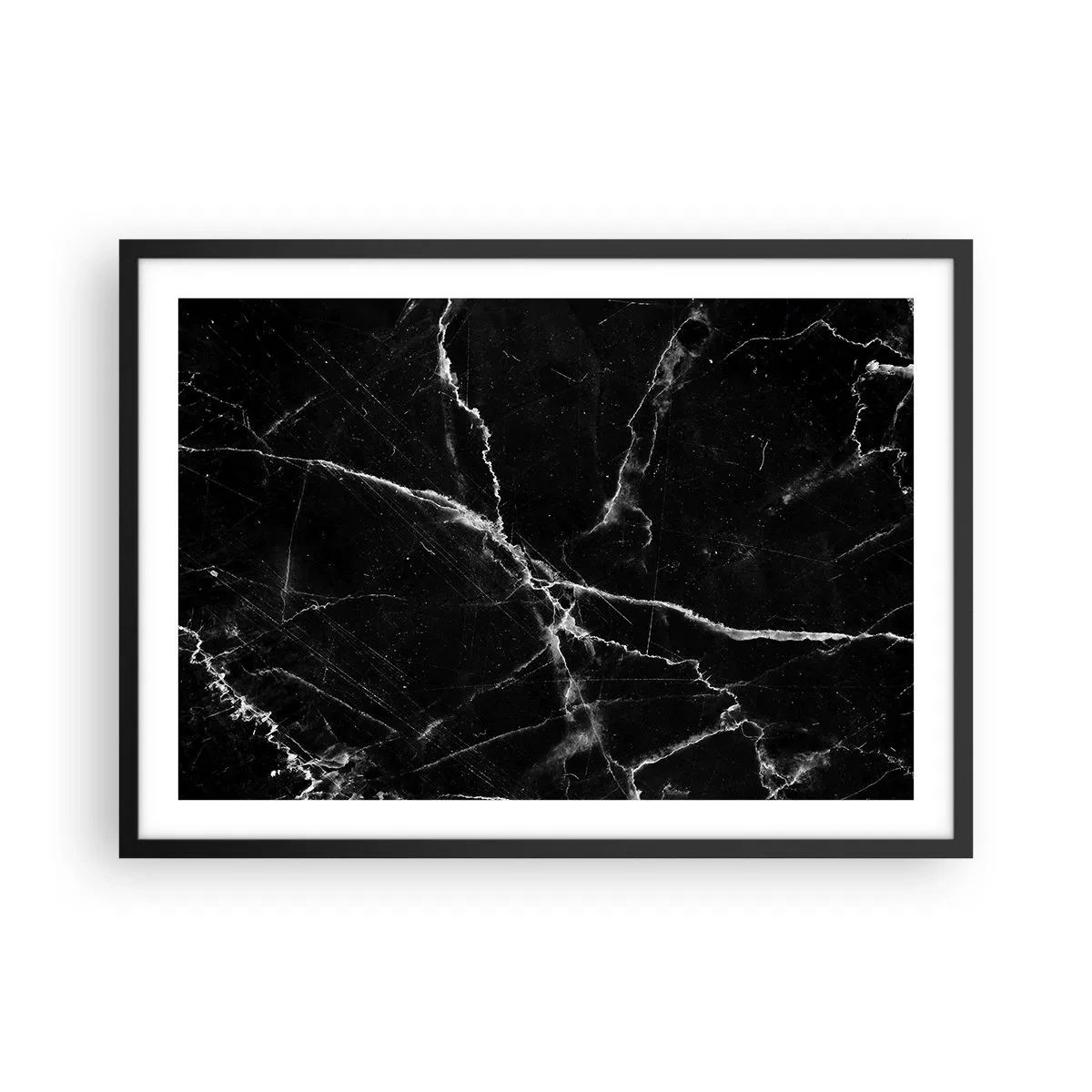 Plagát v čiernom ráme - Tajomný život kameňa - 70x50 cm