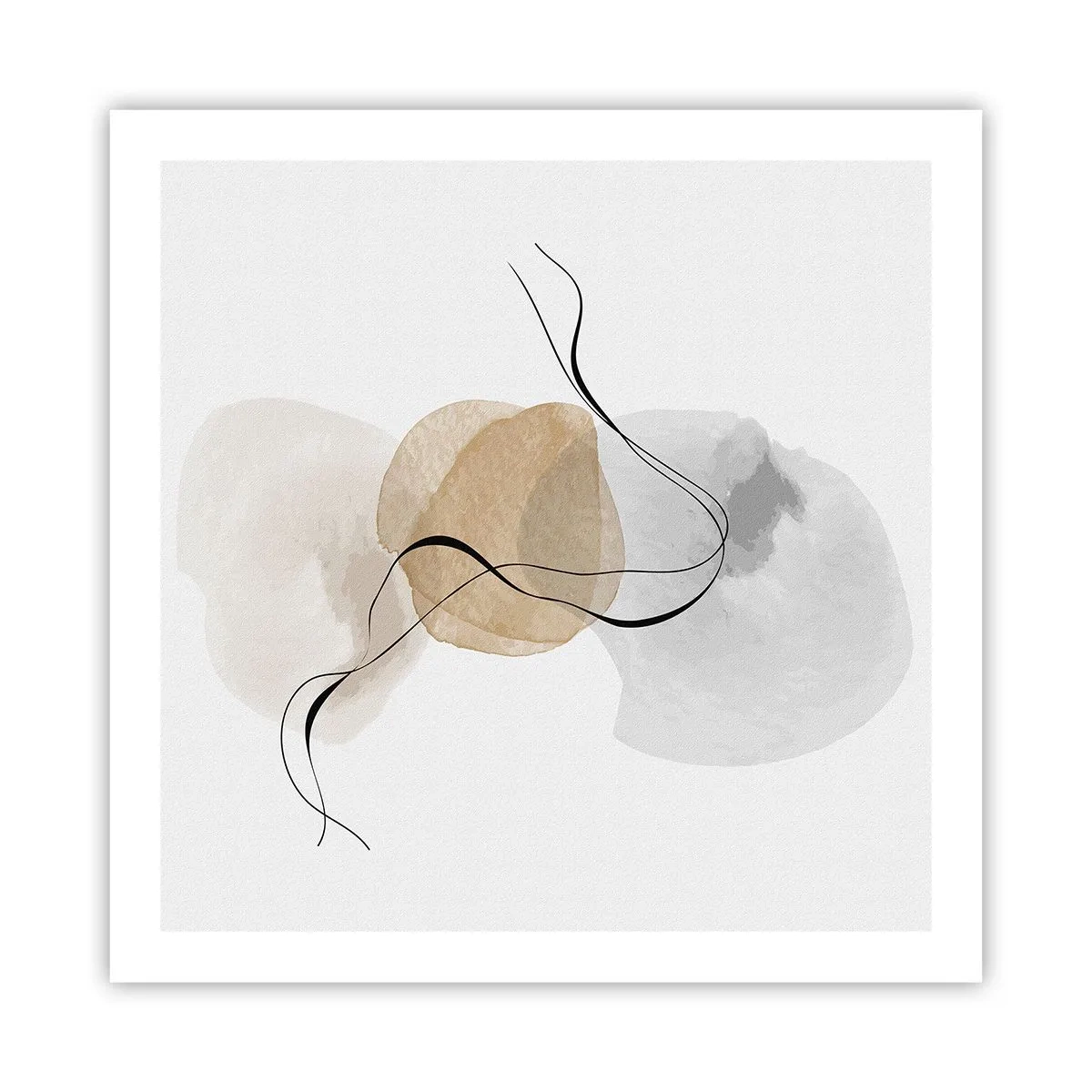 Plagát - Vzdušné korálky - 60x60 cm