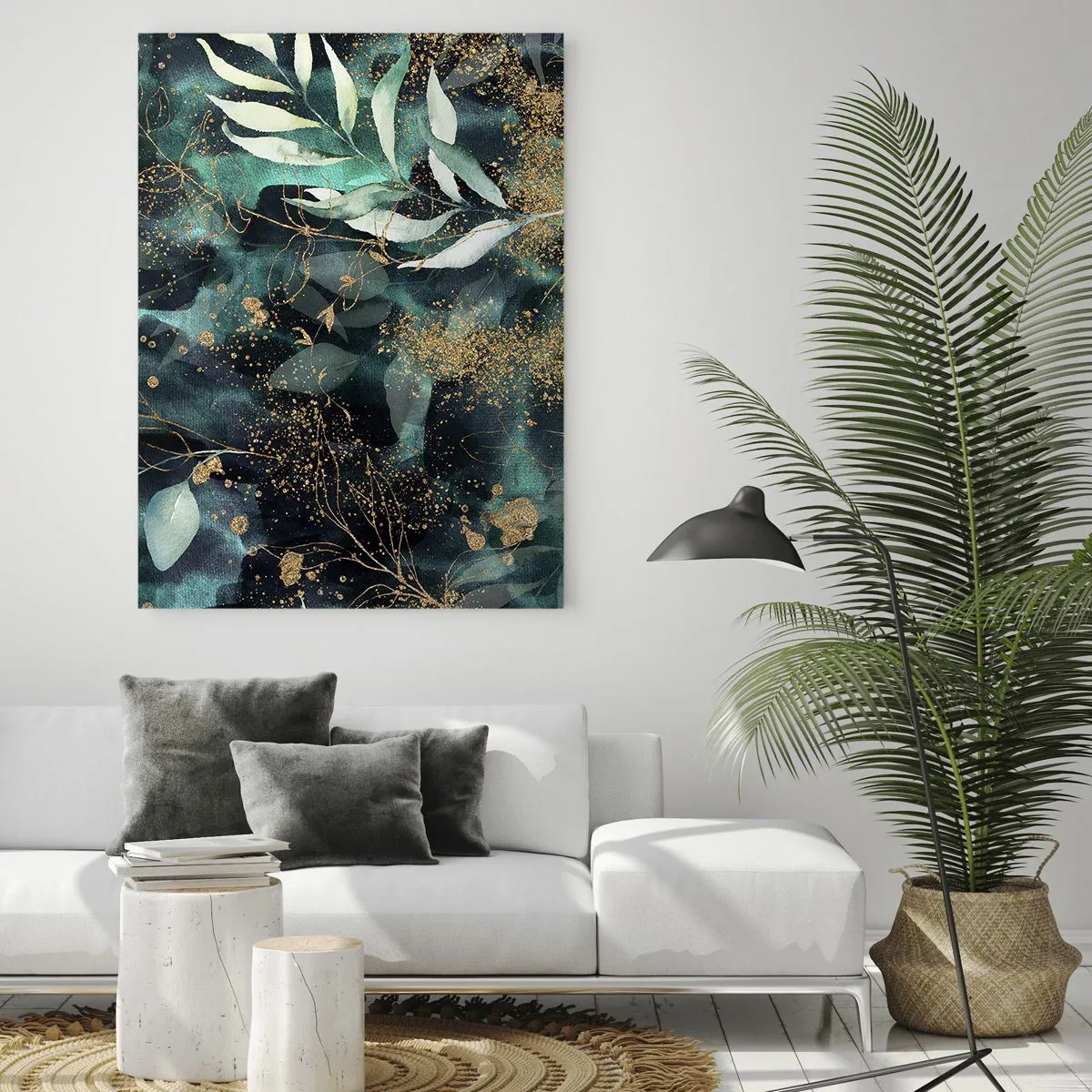 Obraz na skle - Kúzelná záhrada - 50x70 cm