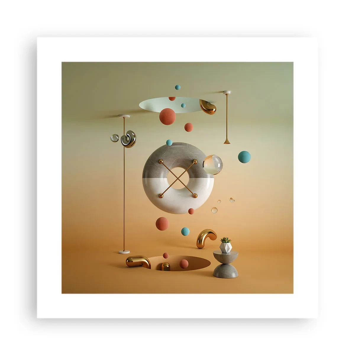 Plagát - Všetko je možné - 40x40 cm