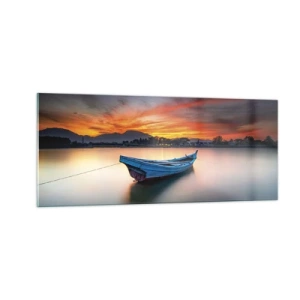 Obraz na skle - Blíži sa dobrá noc - 100x40 cm