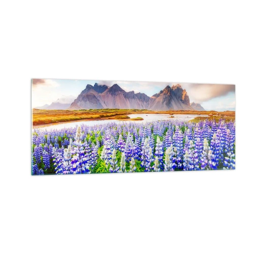 Obraz na skle - Sila a prísnosť vedľa miernosti - 100x40 cm