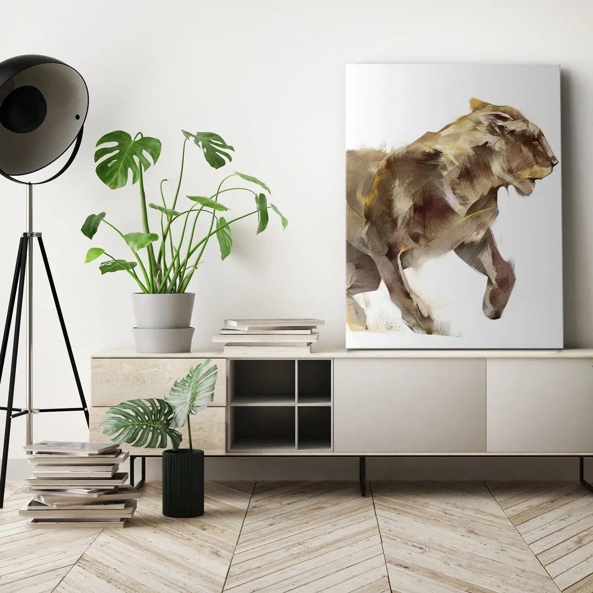 Obraz na plátne - Divoká elegancia - 50x70 cm