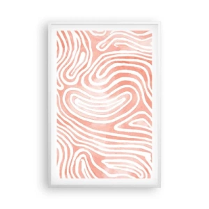 Plagát v bielom ráme - V koralovom labyrinte - 61x91 cm