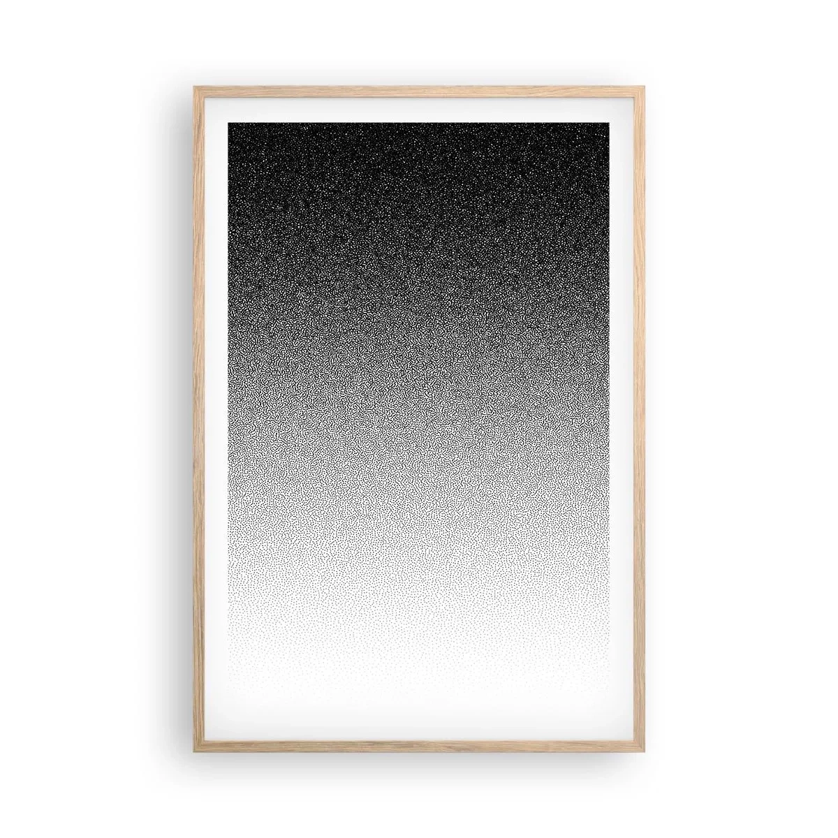 Plagát v ráme zo svetlého duba - Smerom ku svetlu - 61x91 cm