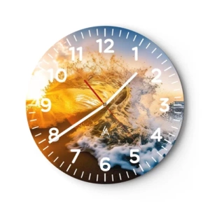 Nástenné hodiny - Hra v piesku - 30x30 cm