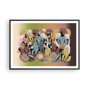 Plagát v čiernom ráme - Blíži sa veľký sviatok - 100x70 cm