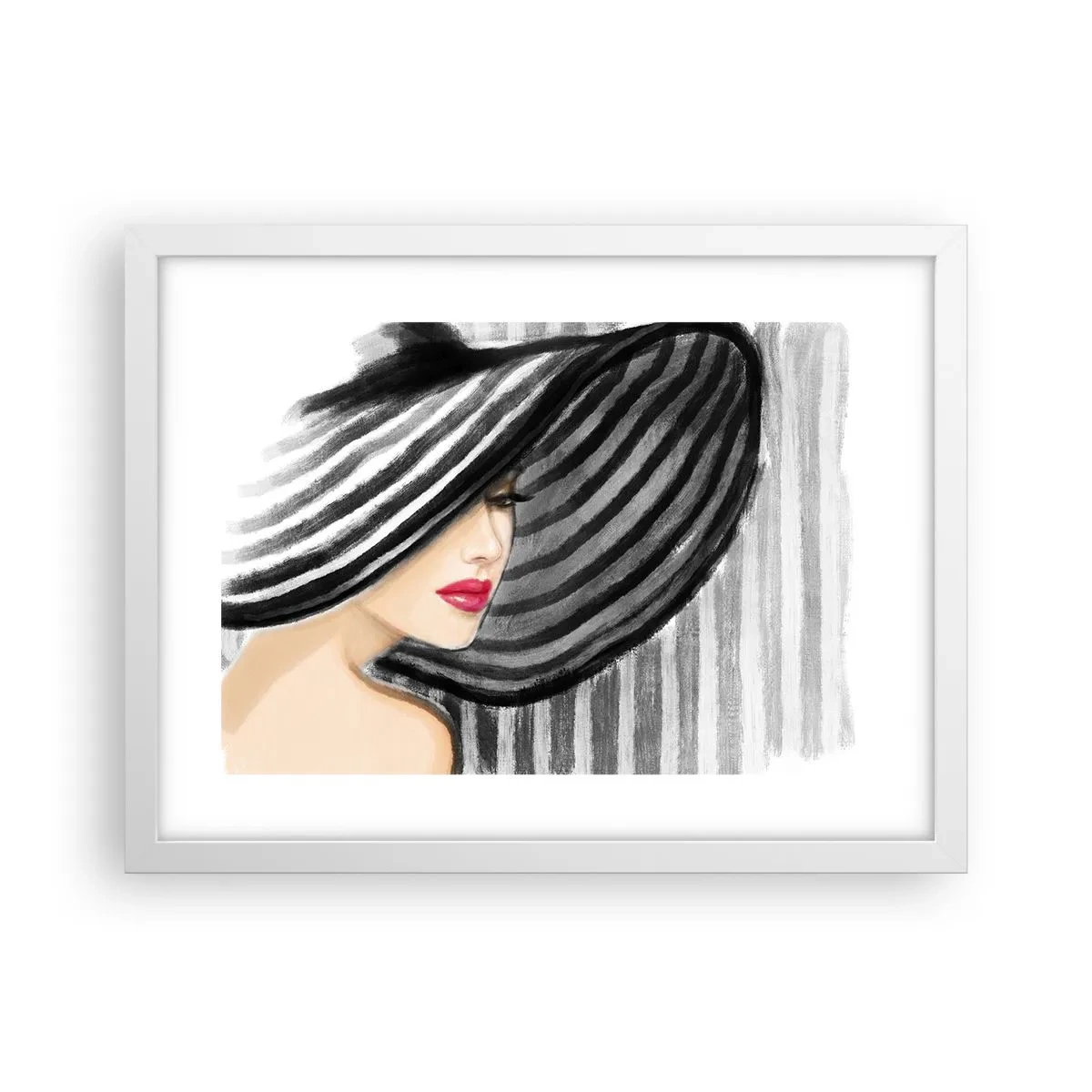 Plagát v bielom ráme - Kde ťa hľadať? - 40x30 cm