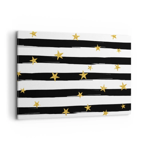 Obraz na plátne - Všetci sme sa narodili pod šťastnou hviezdou - 100x70 cm