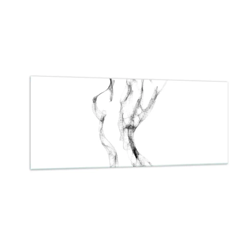 Obraz na skle - Krásna a silná - 100x40 cm