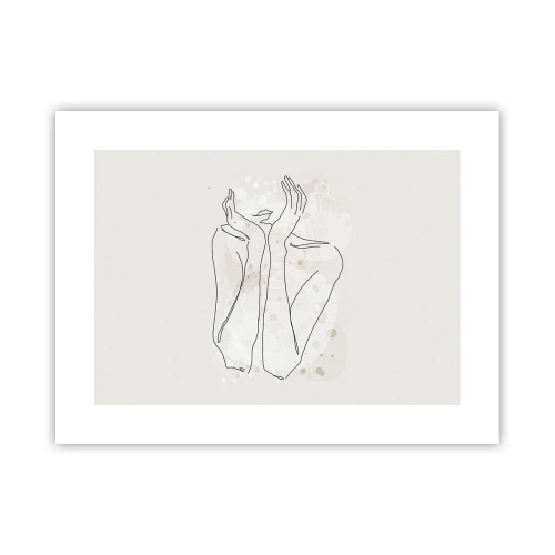 Plagát - Zasnený okamih - 40x30 cm