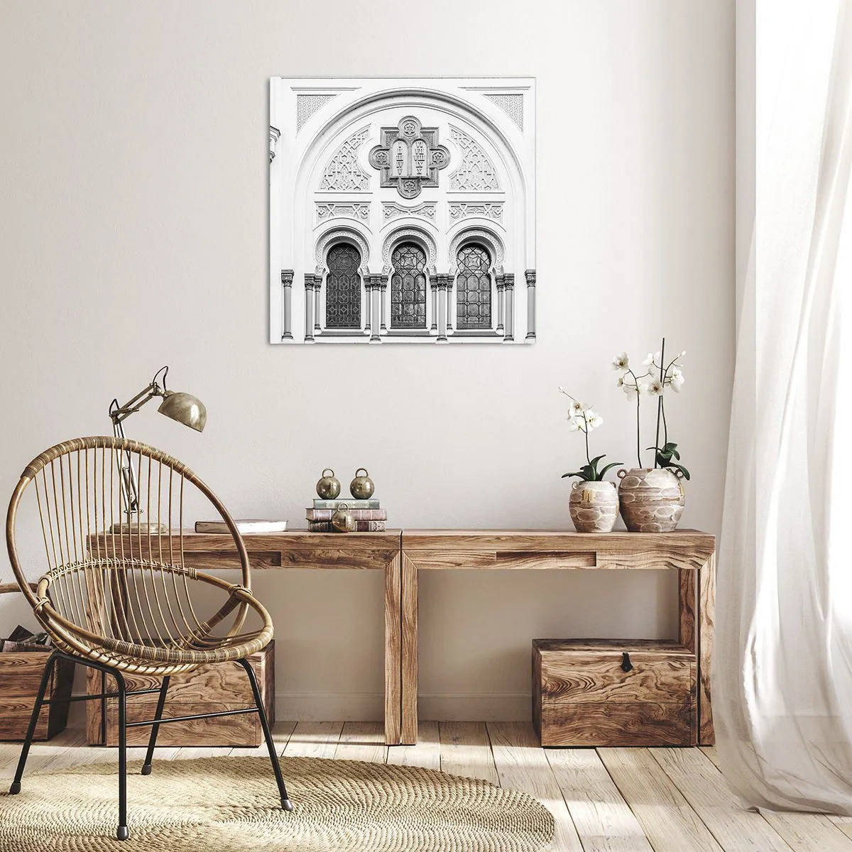 Obraz na plátne - Na pomedzí kultúr - 60x60 cm