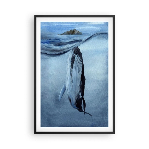 Plagát v čiernom ráme - Dva svety severu - 61x91 cm
