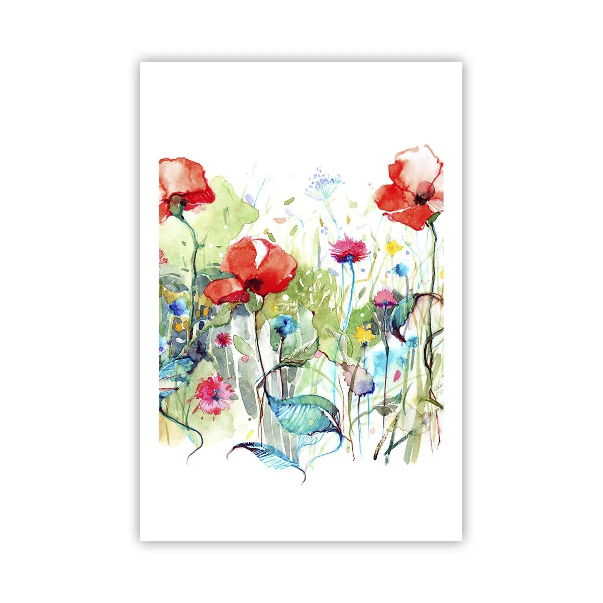 Plagát - Kvitnúca lúka v máji - 61x91 cm
