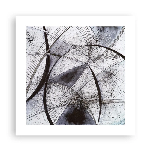 Plagát - Futuristická fantázia - 40x40 cm