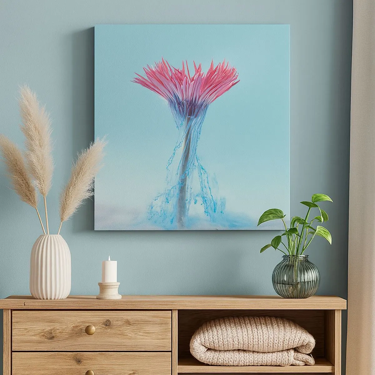 Obraz na plátne - V osviežujúcom objatí - 30x30 cm