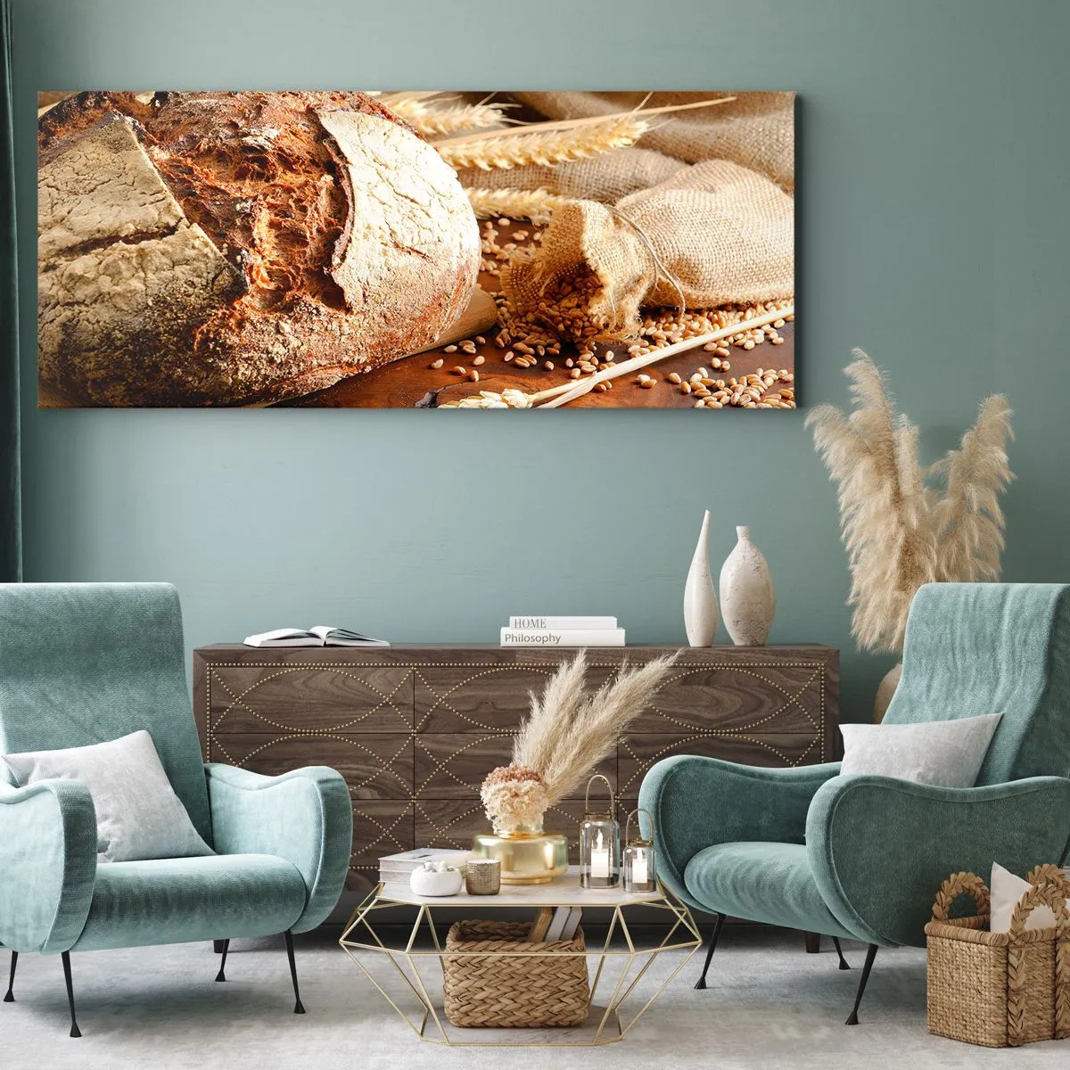Obraz na plátne - Chutný, voňavý, chrumkavý - 100x40 cm