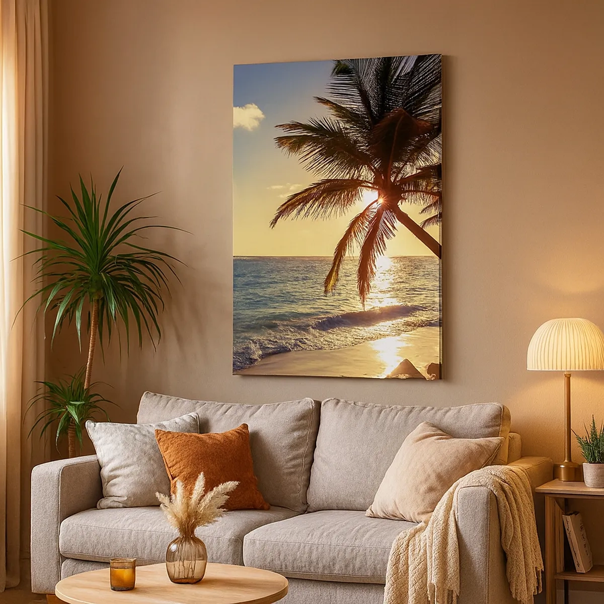 Obraz na plátne - Leto pod palmami - 50x70 cm