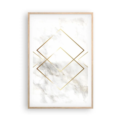 Plagát v ráme zo svetlého duba - Pohľad na nekonečno - 61x91 cm