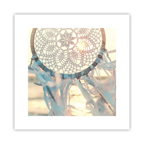 Plagát - Čipkový totem - 30x30 cm