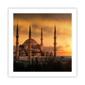 Plagát - Boh je veľký - 50x50 cm