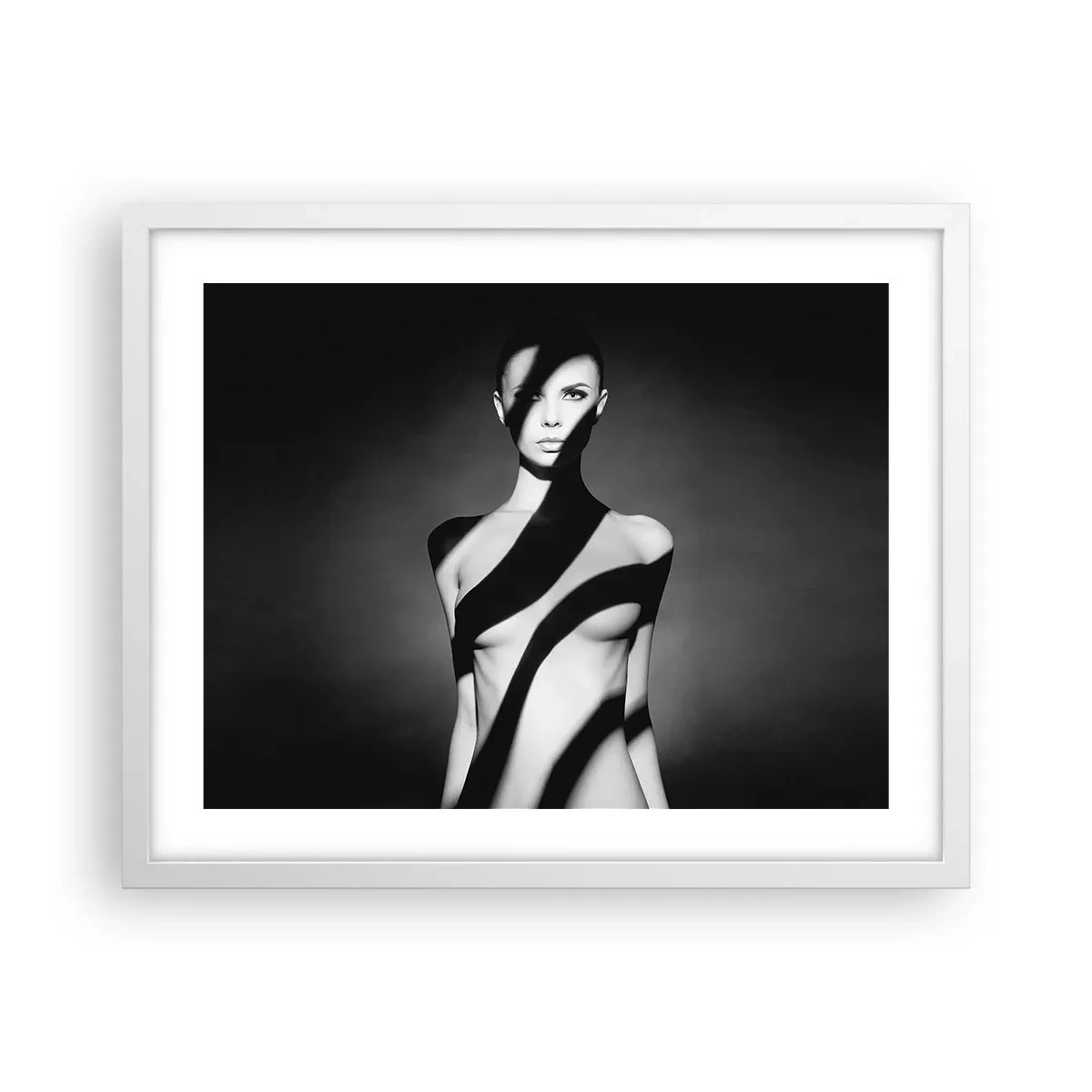 Plagát v bielom ráme - V septembri aj v tieni - 50x40 cm