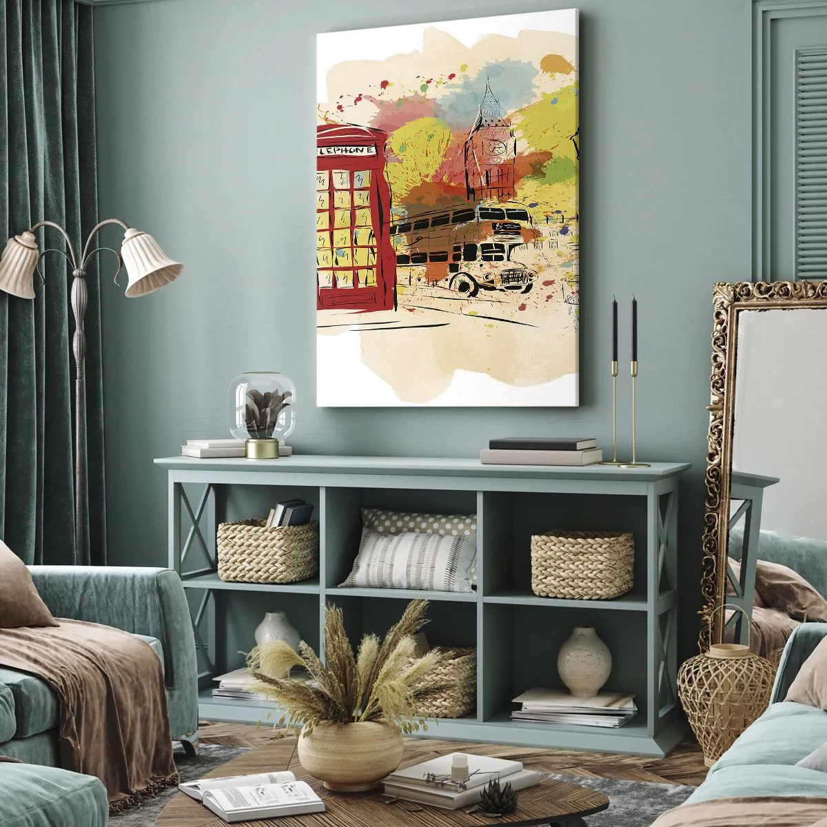 Obraz na plátne - Mesto rôznorodostí - 50x70 cm