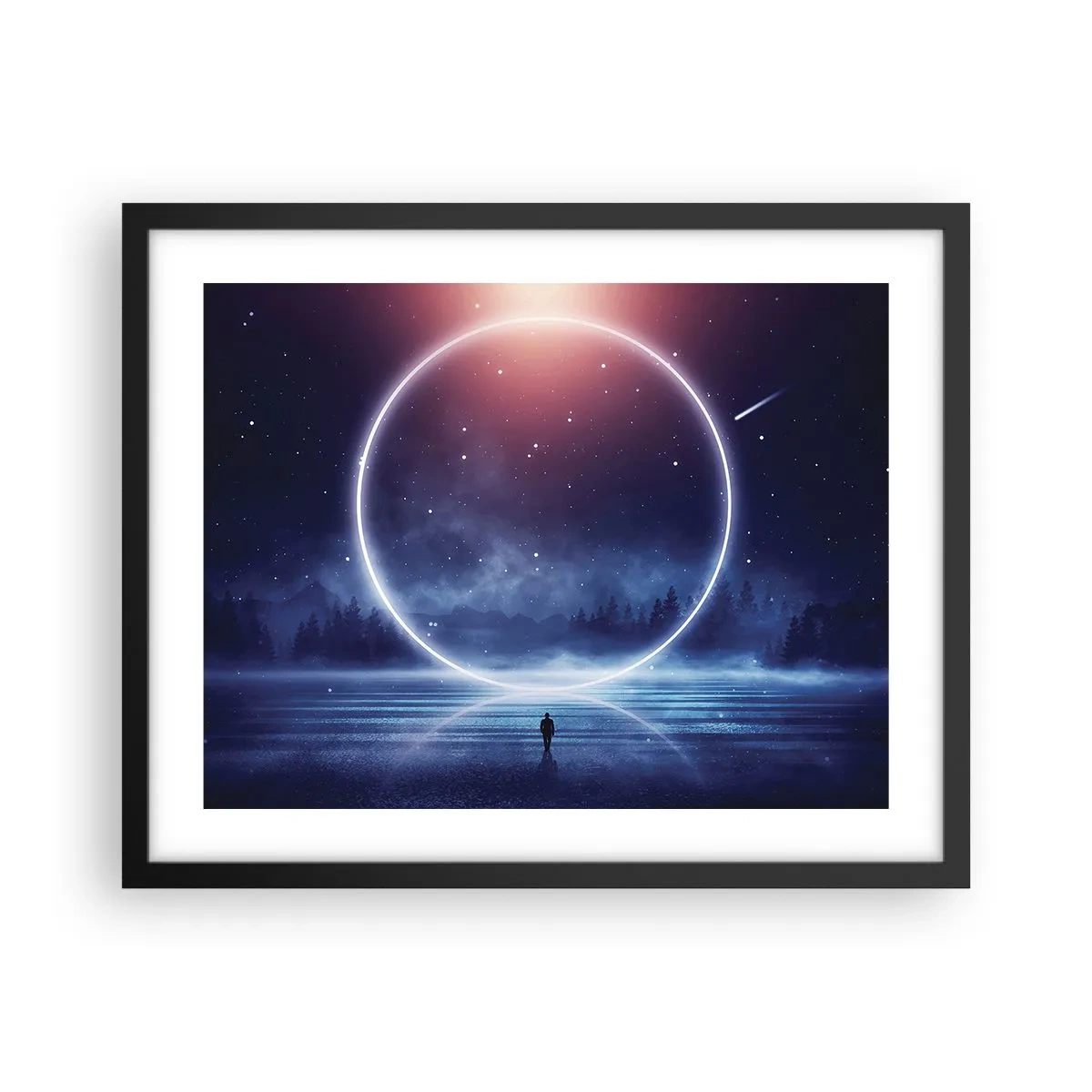 Plagát v čiernom ráme - Už sú tu... - 50x40 cm