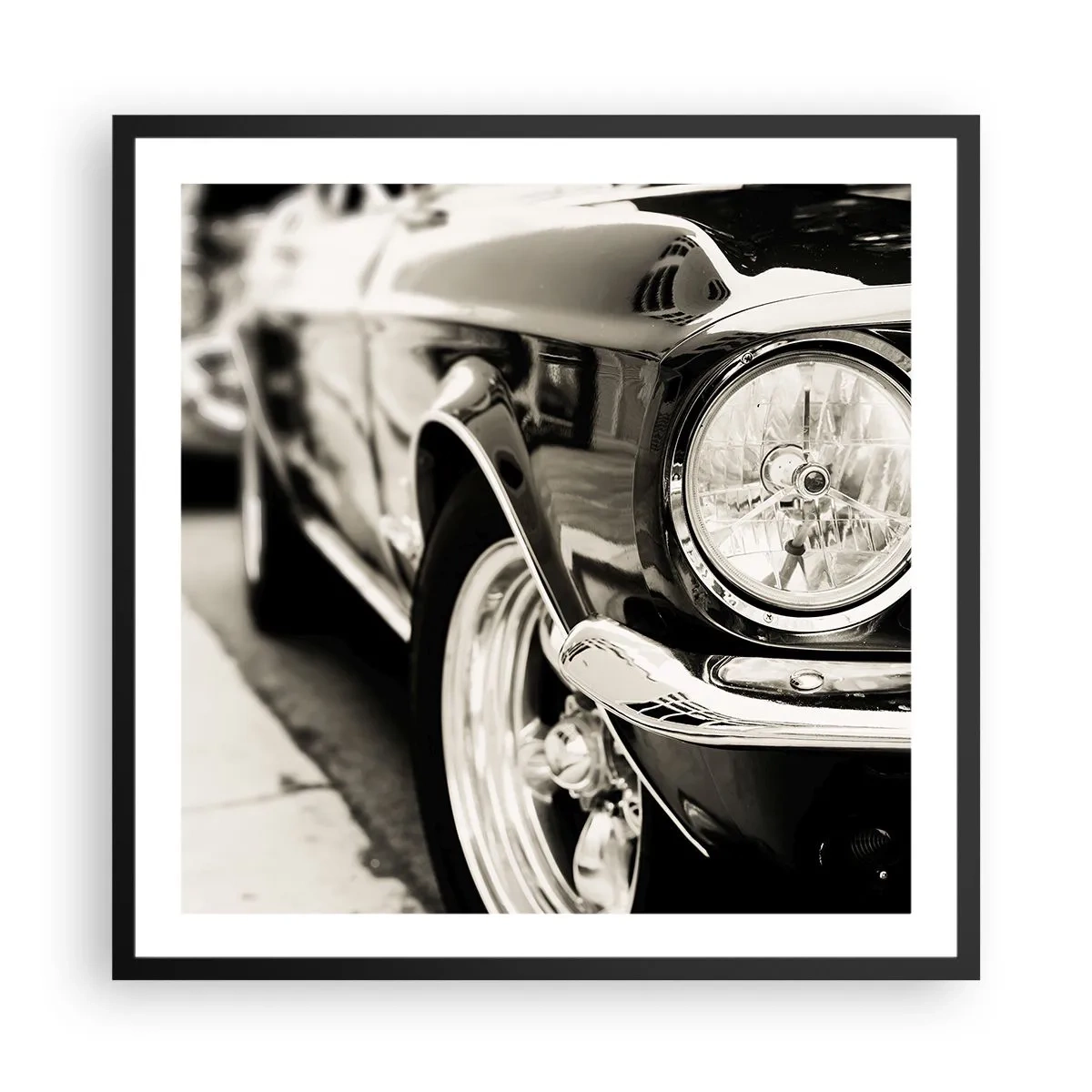 Plagát v čiernom ráme - Nepominuteľný lesk - 60x60 cm