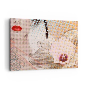 Obraz na plátne - Komiksový heroín - 100x70 cm