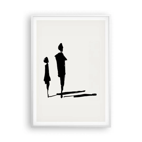 Plagát v bielom ráme - Určite spolu? - 70x100 cm