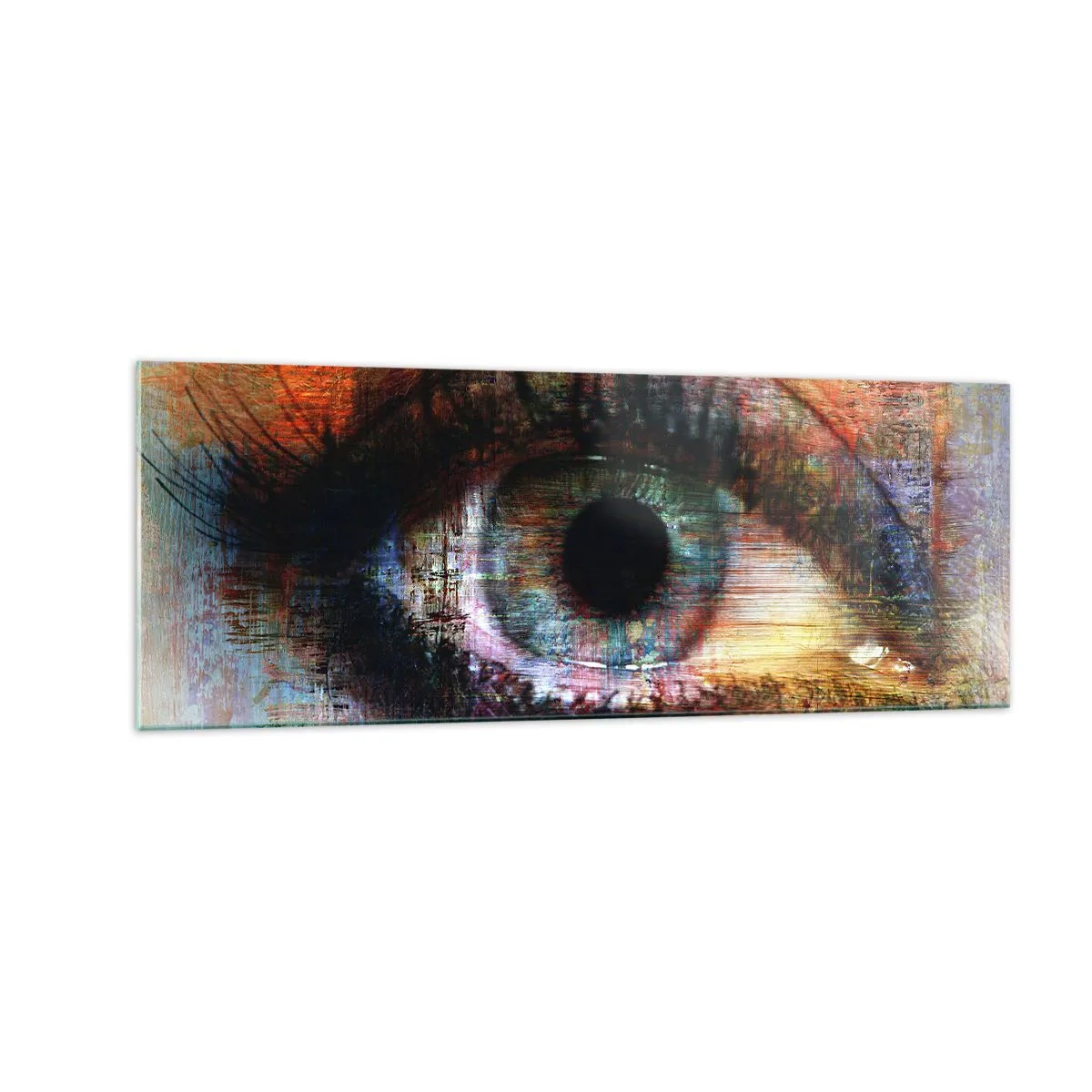 Obraz na skle - Možno sa pozrieť do duše - 140x50 cm