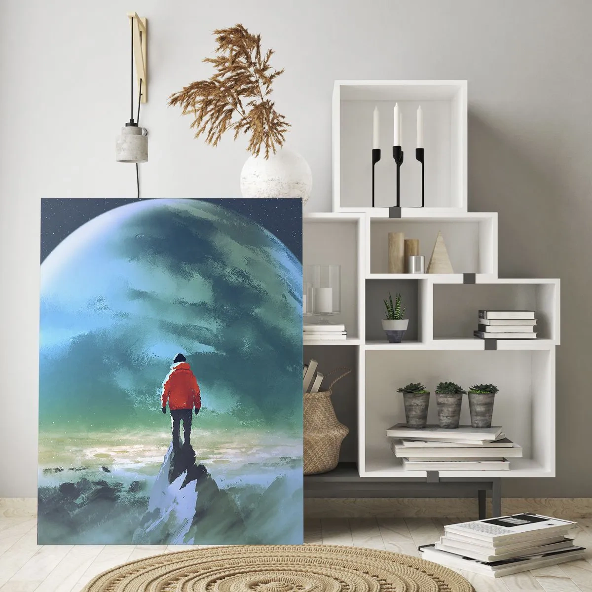 Obraz na skle - Objaviteľ novej krajiny - 50x70 cm