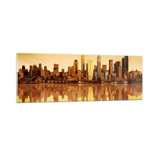 Obraz na skle - Ticho metropoly - 90x30 cm