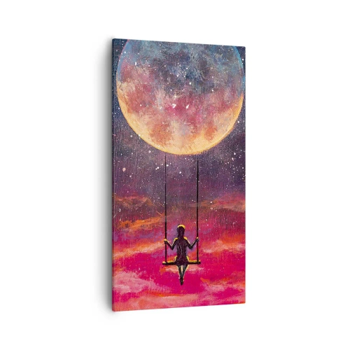 Obraz na plátne - Stavať si vzdušné zámky - 55x100 cm