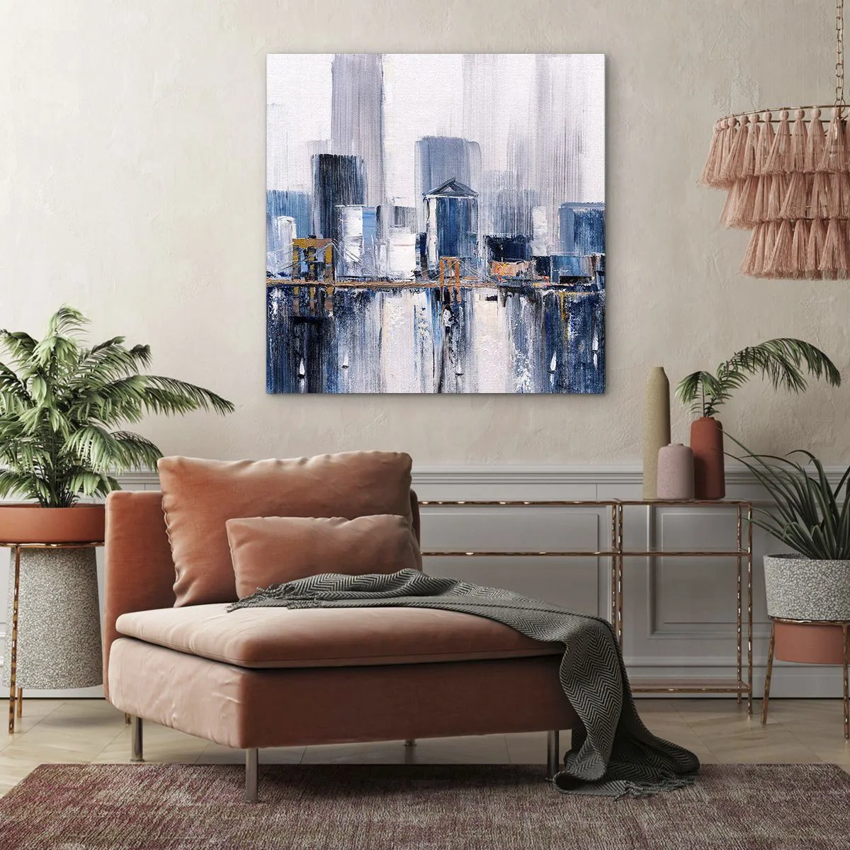 Obraz na plátne - Newyorská impresia - 30x30 cm