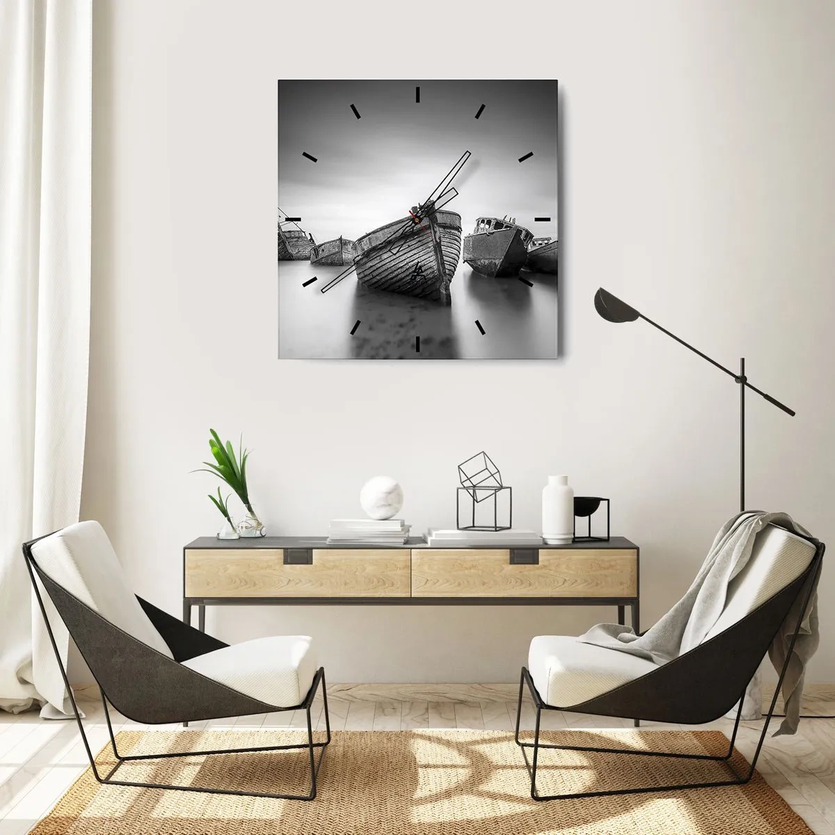 Nástenné hodiny - Už iba spomienky... - 30x30 cm