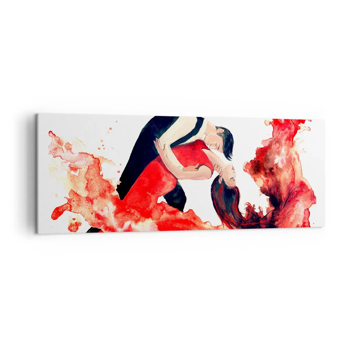 Obraz na plátne - Tango - zmyselná vlna - 140x50 cm