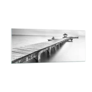 Obraz na skle - Ďaleko od nás - 100x40 cm