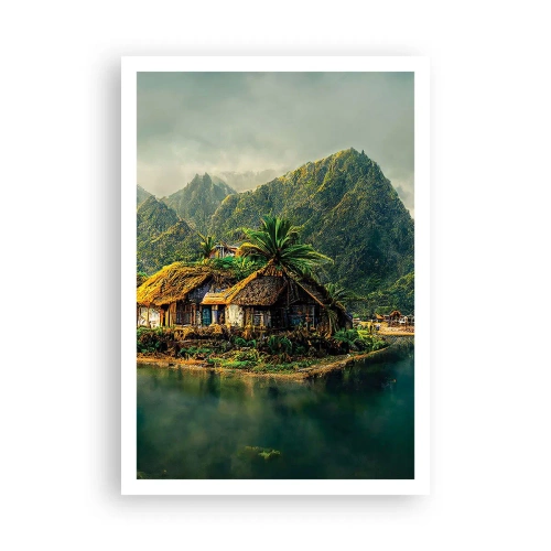 Plagát - Tropický raj - 70x100 cm