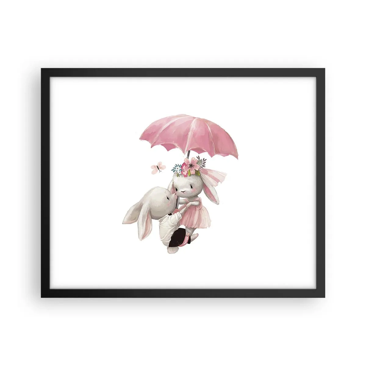 Plagát v čiernom ráme - To je láska - 50x40 cm