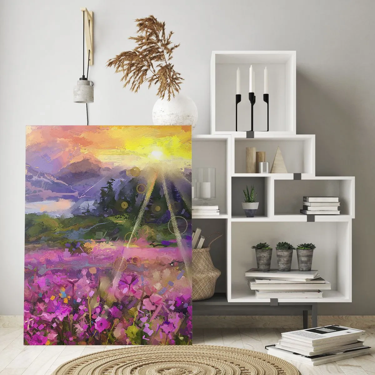 Obraz na skle - V údolí v starostlivosti slnka - 70x100 cm