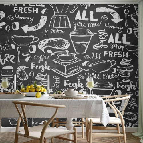 Fototapeta na mieru Standard Eco - All you need is… - Gastronómia, Nástenná maľba, Graffiti