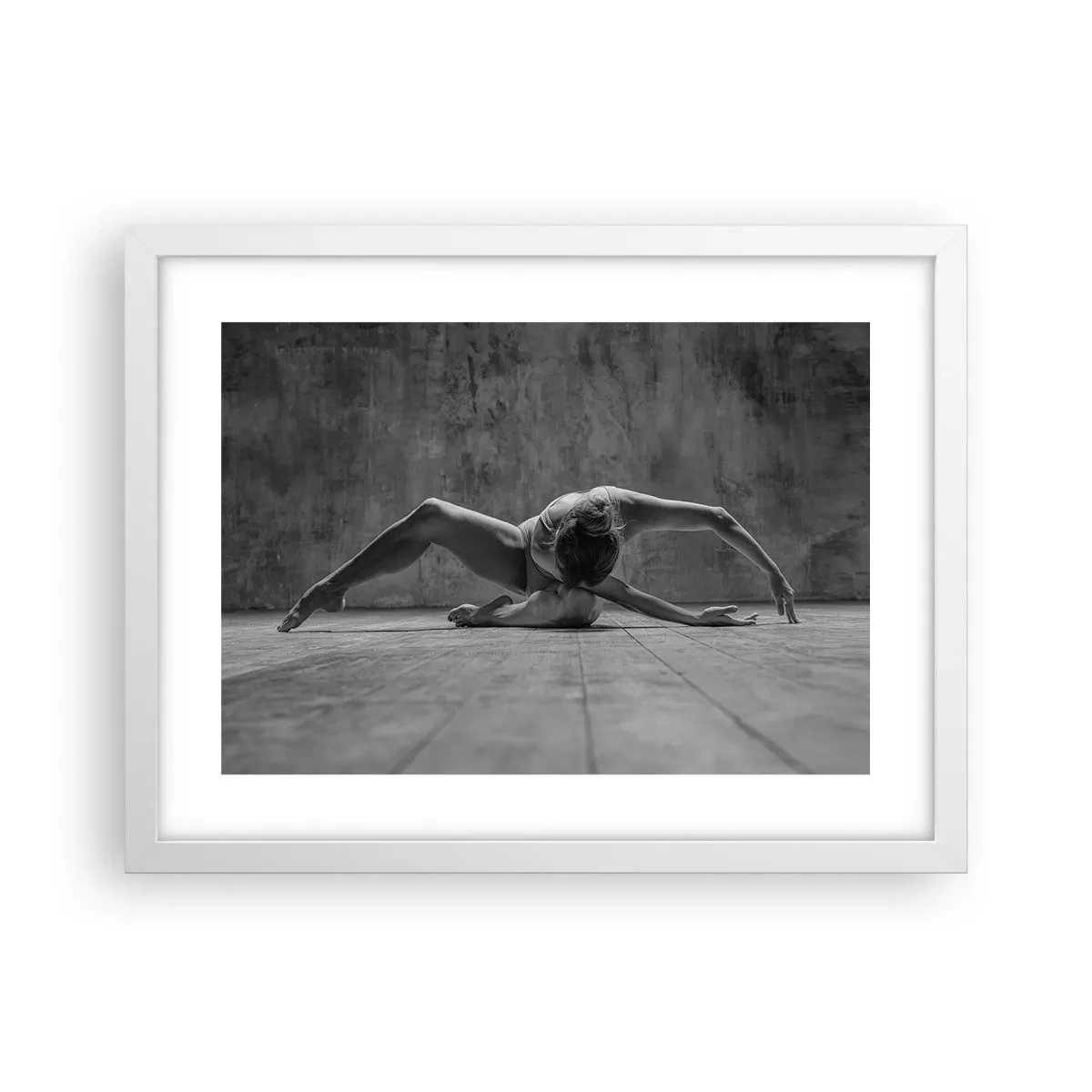 Plagát v bielom ráme - Nájdená symetria - 40x30 cm