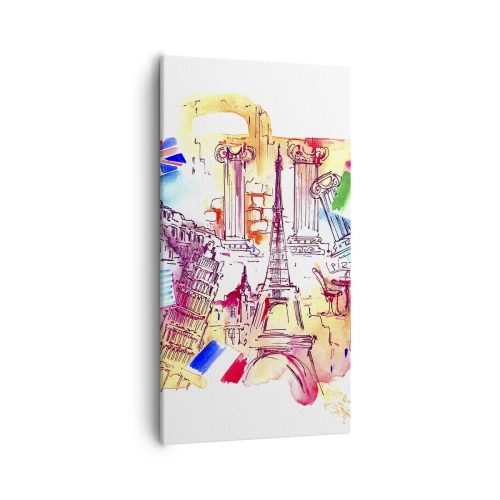 Obraz na plátne - Európske turné - 55x100 cm