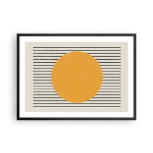 Plagát v čiernom ráme - Sila jednoduchosti - 70x50 cm