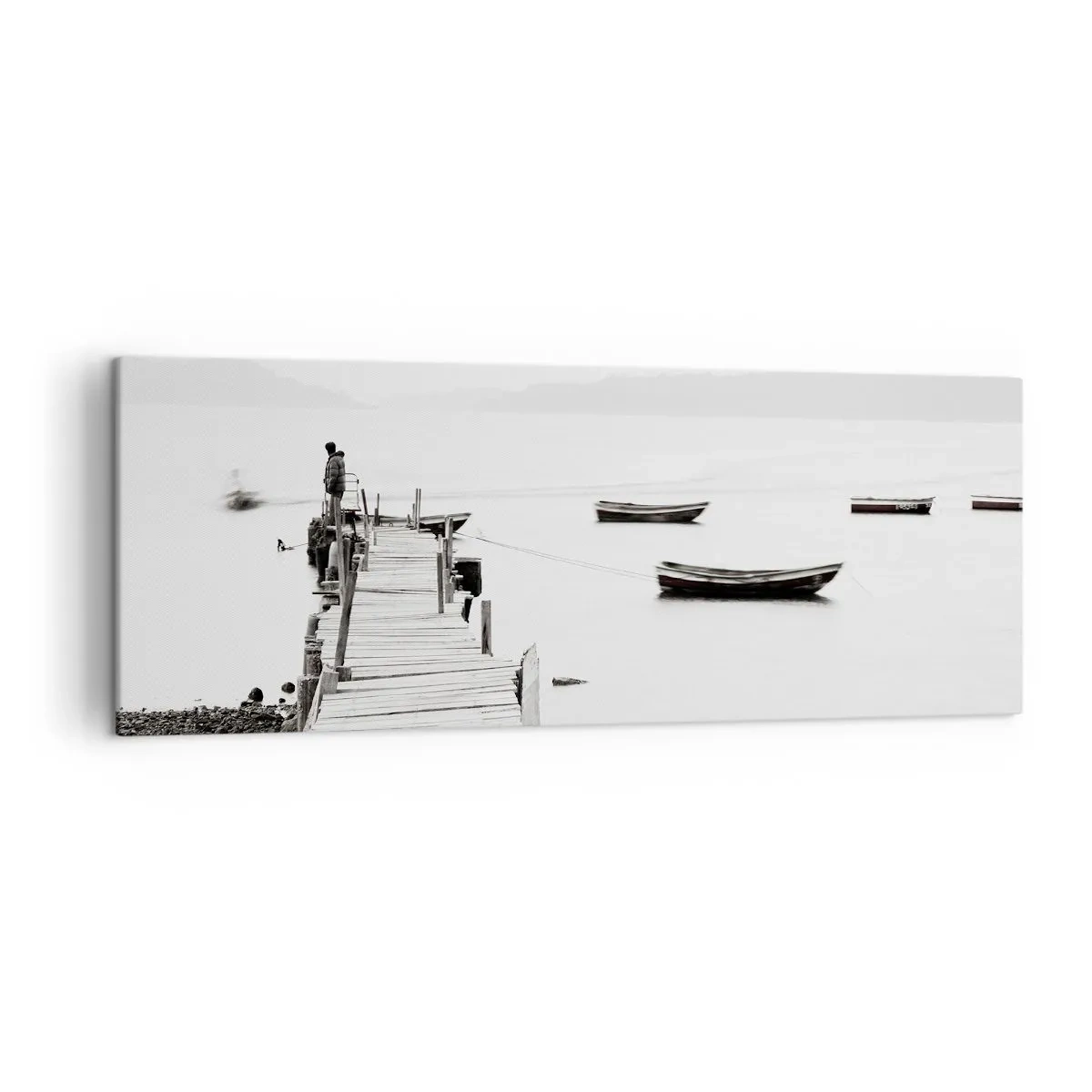 Obraz na plátne - Pri tichej a čistej vode - 140x50 cm